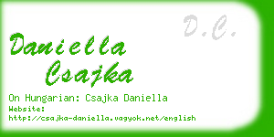 daniella csajka business card